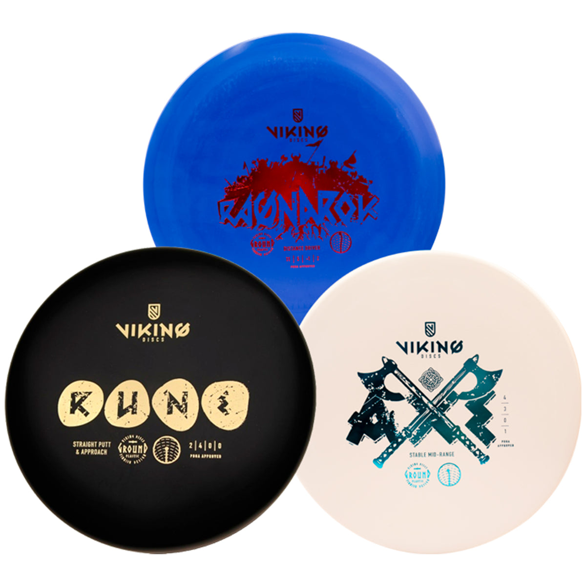 Viking Discs Bundle di 3 dischi per disc golf