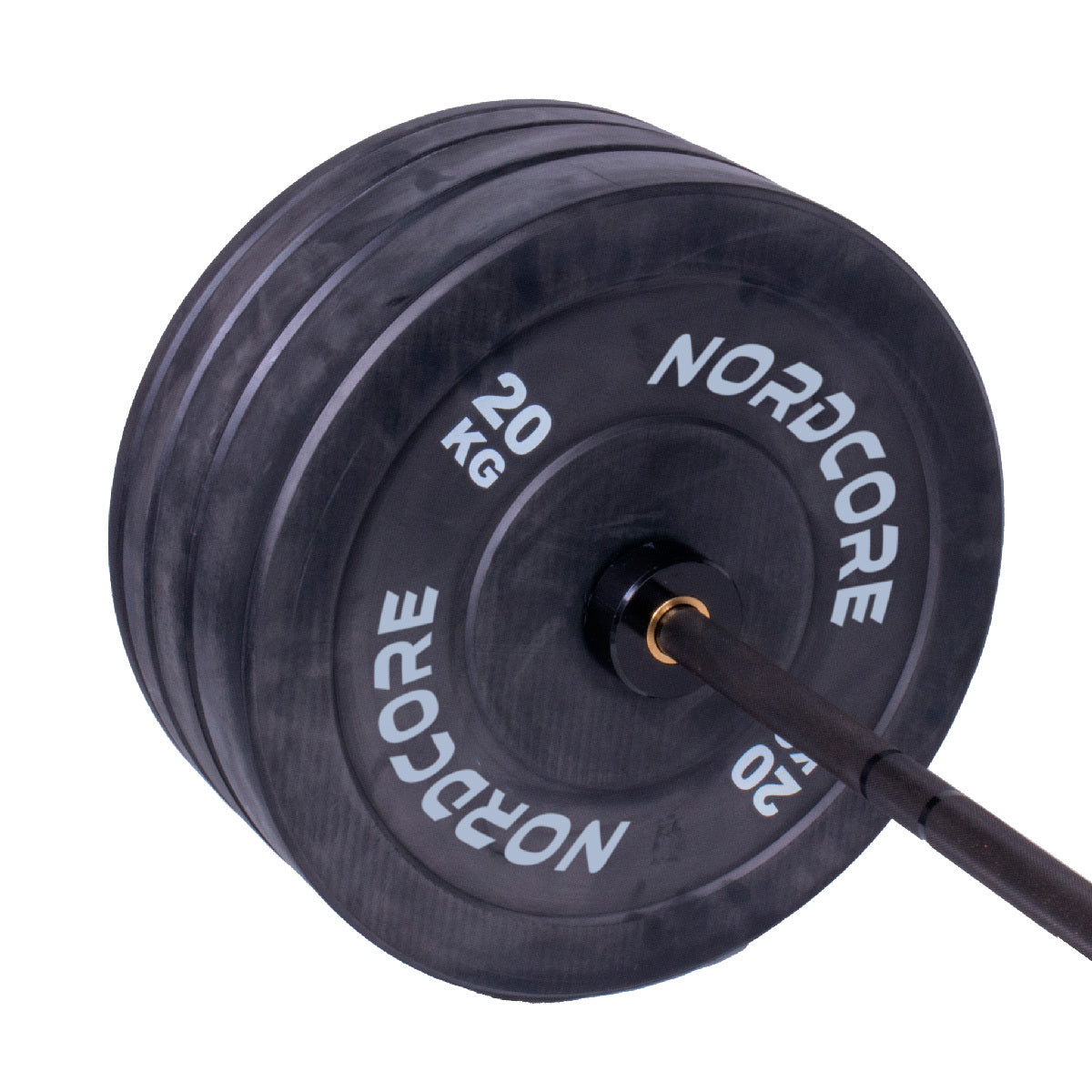 Nordcore Juego de barra y pesas Bumper Core 120 kg