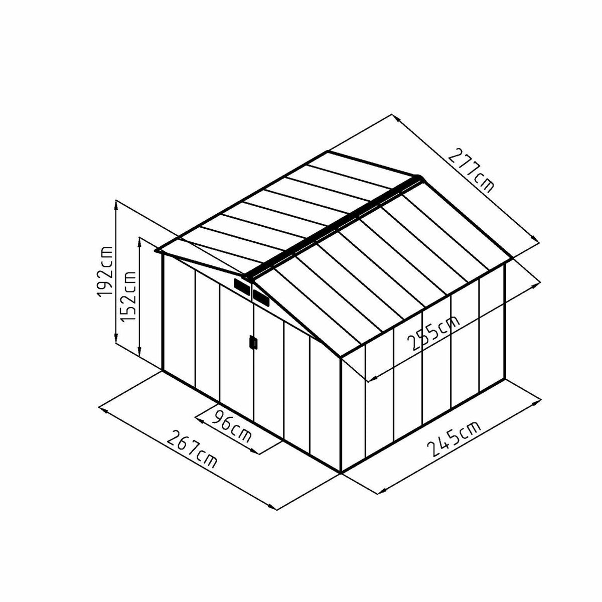 Fornorth Casetta da Giardino, 7.06m2