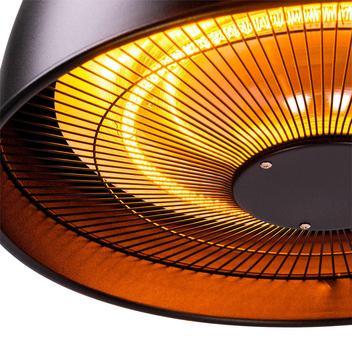 Fornorth Estufa de Exterior Ceiling Heater Premium 2000W, negro