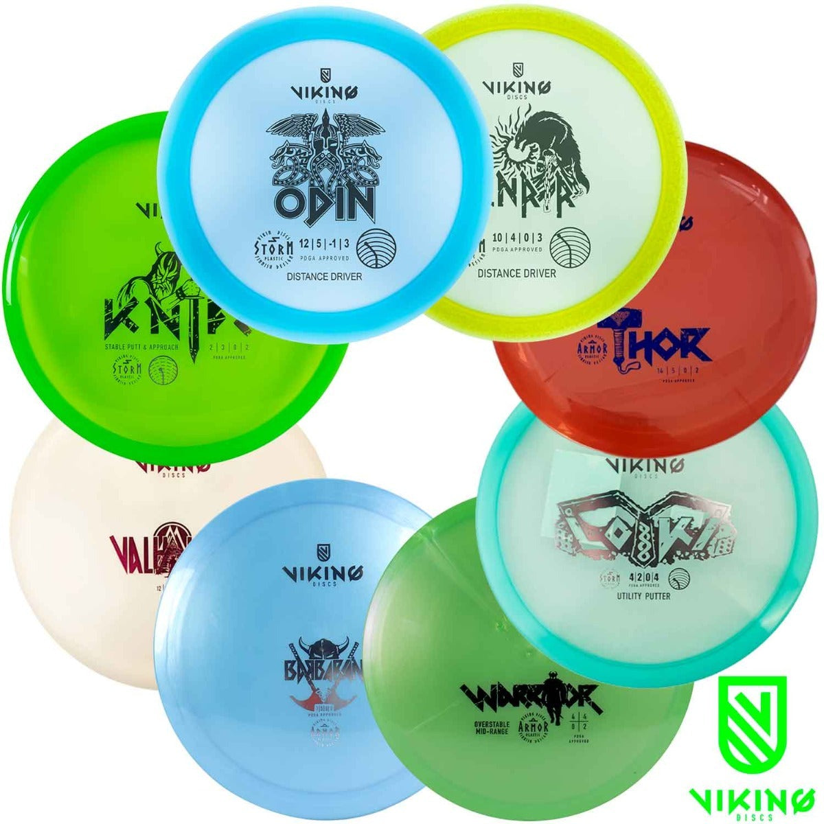 Viking Discs Tournament Set (8 discs)