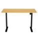 Lykke sähköpöytä M100, musta/tammi, 120 x 60 cm