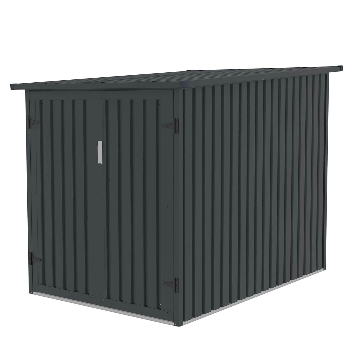 Fornorth Caseta para dos bicicletas 142x198x157cm, gris oscuro