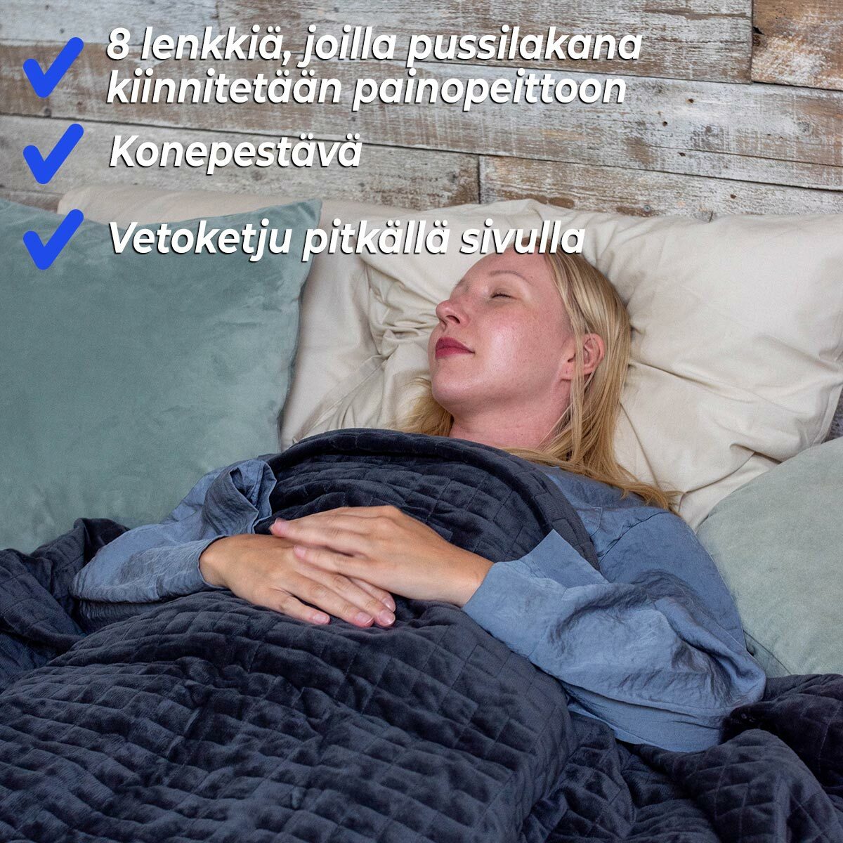 Polar Night Deluxe Comfort pussilakana 150x200cm