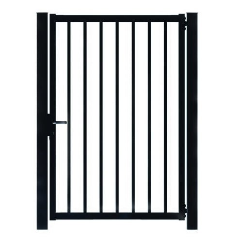 Fornorth Fence Gate 100x170cm, black