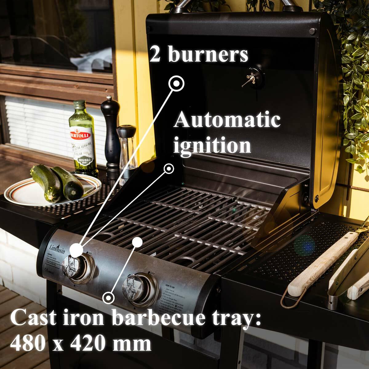 Limousin Barbacoa de gas Classic 2