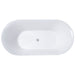 Lykke Bañera Arctic Deluxe 1500x750x580mm, Blanco