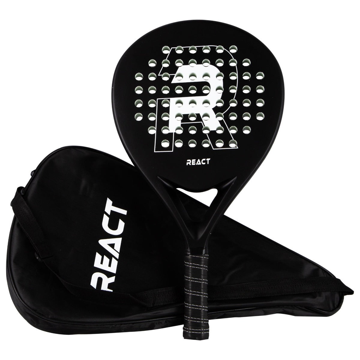 React padelmaila setti, 2 mailaa ja pallot