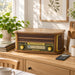 Lykke Plattenspieler Schallplattenspieler Retro AM/FM Bluetooth