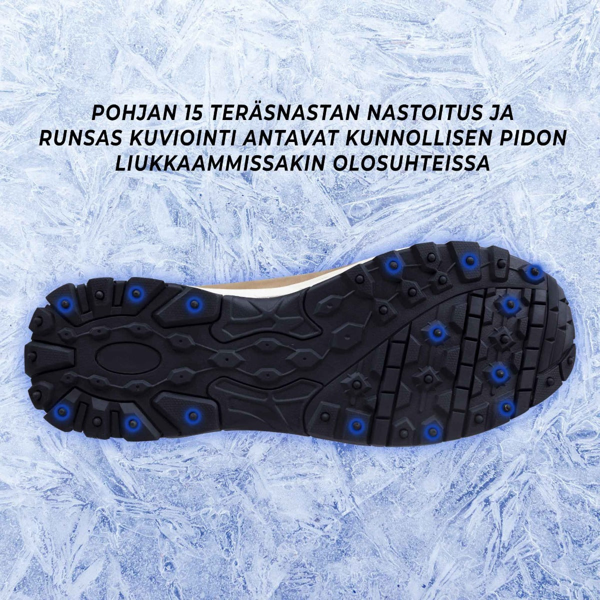 
              Trekker Nastakengät Keltainen, Koot 36-46