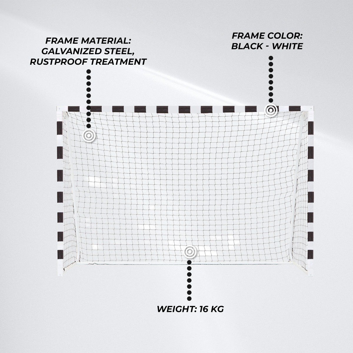 
              Nordcore Football Goal Classic 300X200X90CM
