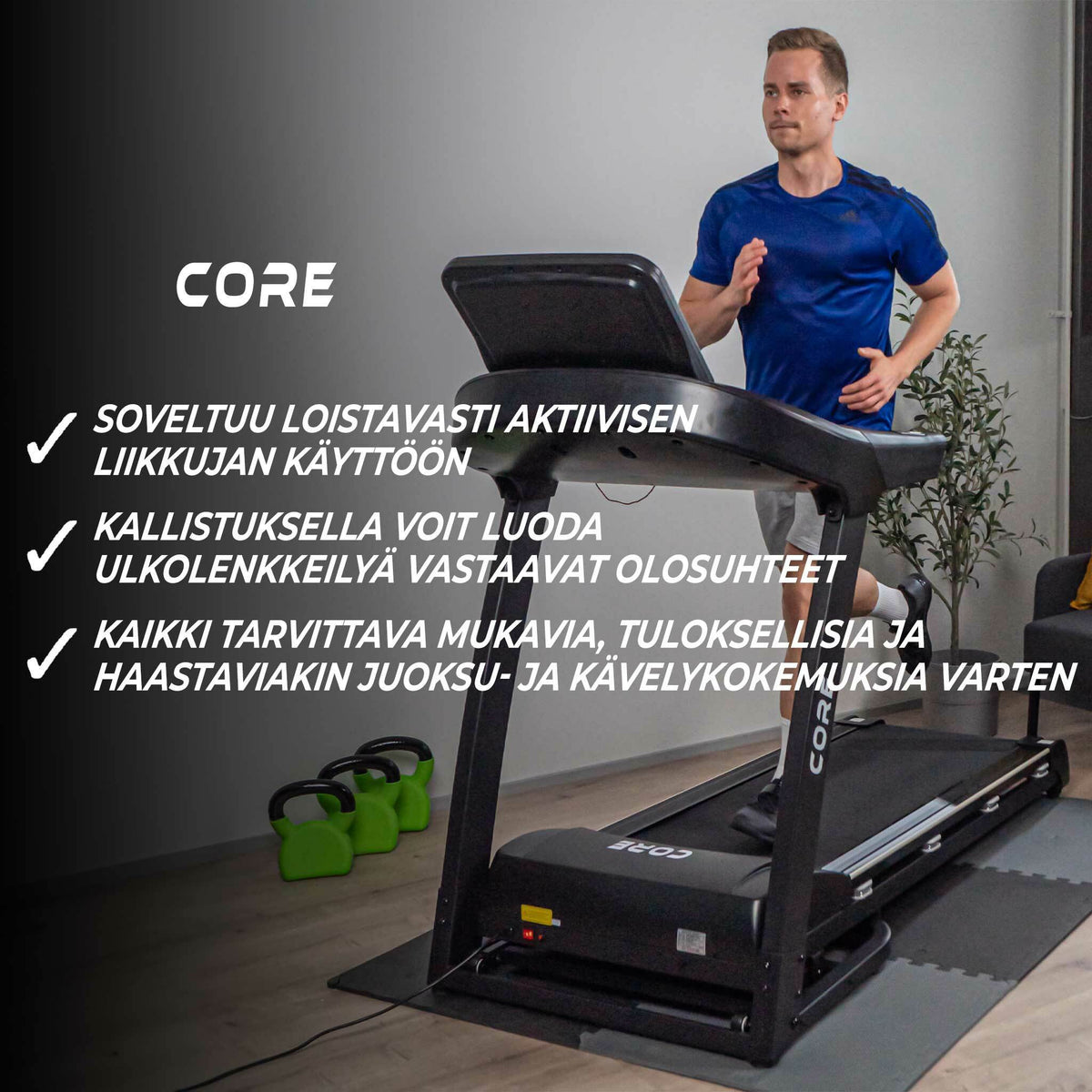 
              Nordcore Juoksumatto Core 4500