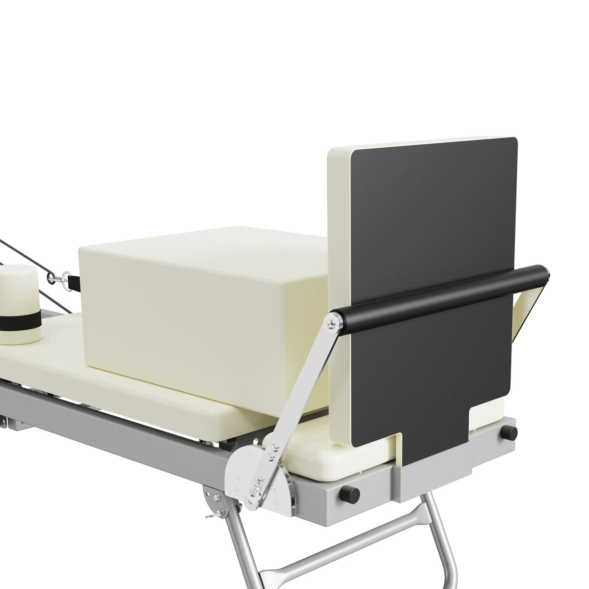 
              Nordcore Pilates Reformer-maskine, sammenklappelig, hvid
