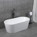 Lykke Vasca Da Bagno Polar Deluxe 1700x750x580mm, bianco