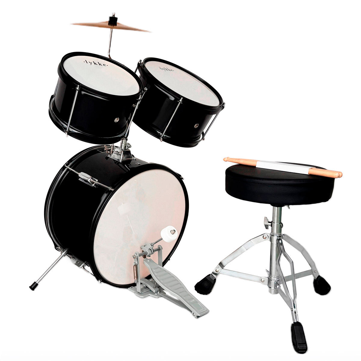 
              Lykke Schlagzeug 3-teilig für Kinder