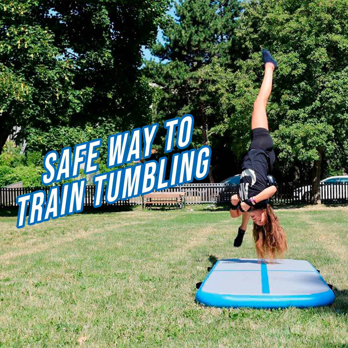 
              React AirTrack 3x1x0,1m med håndpumpe