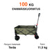 Fornorth Puutarhakärry 115x61x105cm 100kg, oliivi