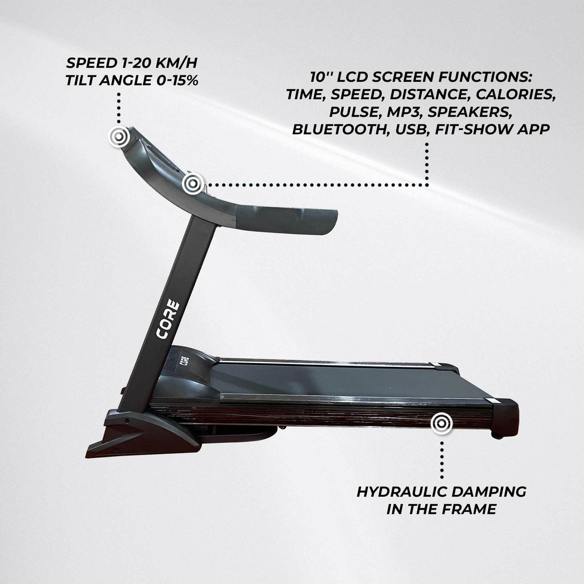 
              Nordcore Løbebånd Core 6000