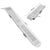 Fornorth Rampa per Auto Pieghevole 2pz 89x26x11cm 200kg