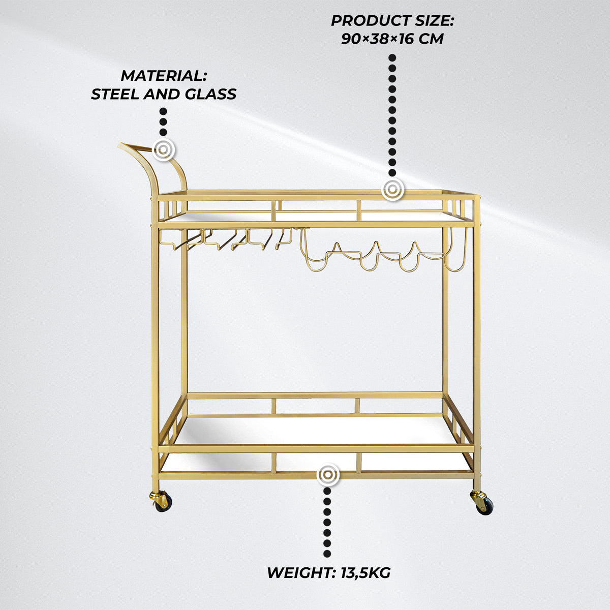 
              Lykke Drinks Trolley