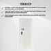 Trekker Gun cabinet for 14 guns AS1400, White, with digital lock