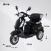Arvo Scooters Eléctrico para Minusválido P300 Negro