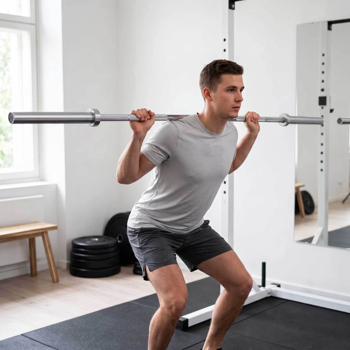 
              React Vægtstang 10kg 150cm/30mm