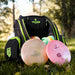 Viking Discs Rucksack Pro Disc golf sac à dos, Noir/Lime