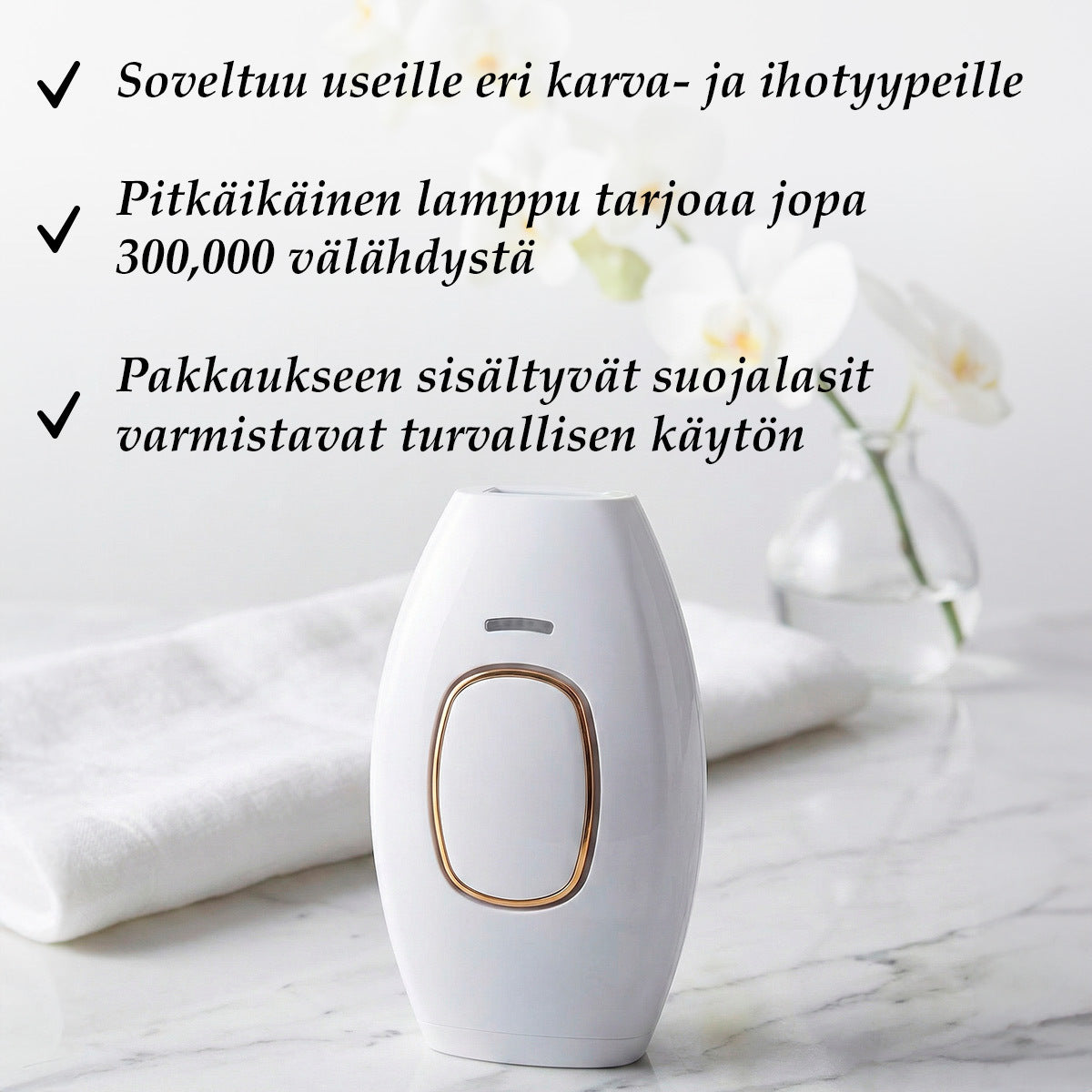 
              Lykke IPL valoepilaattori Pro