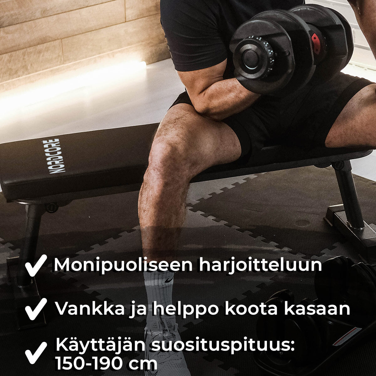 
              Nordcore fladbænk Core