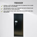 Trekker Armoire à fusils pour 14 fusils AS1400, Noir, avec serrure numérique