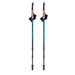 Exel Nordic Walker Alu Säädettävät kävelysauvat Black/Cyan 100-135cm