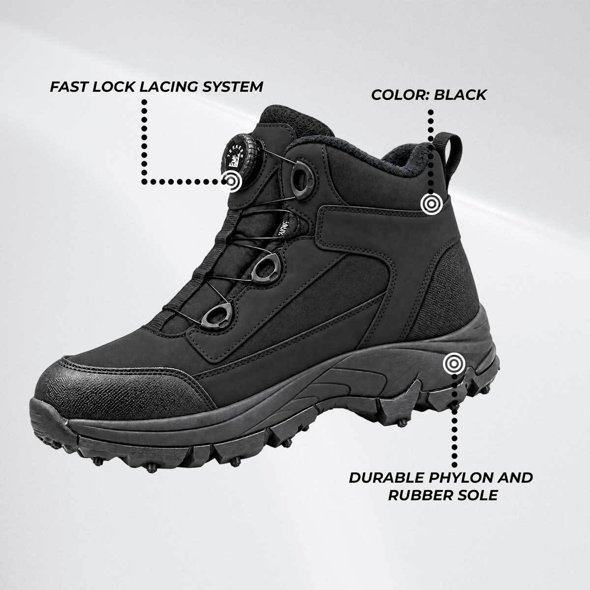 
              Trekker Winterschuhe mit Spikes Havu Fast-Lock