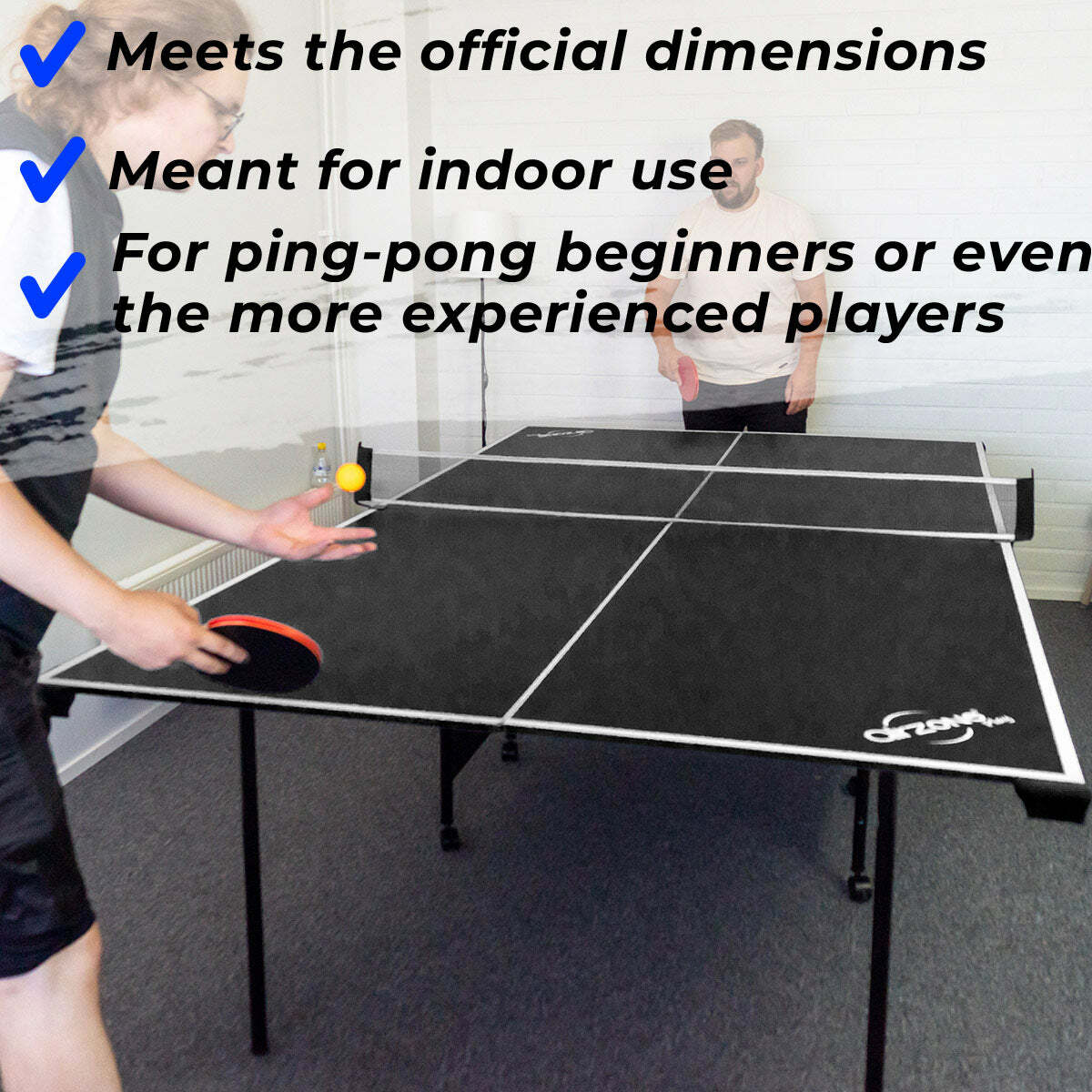 
              ProSport Tischtennisplatte Official Black Edition - Klappbar