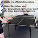 ProSport Tischtennisplatte Official Black Edition - Klappbar