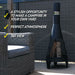 Limousin Firepit Chiminea 126cm