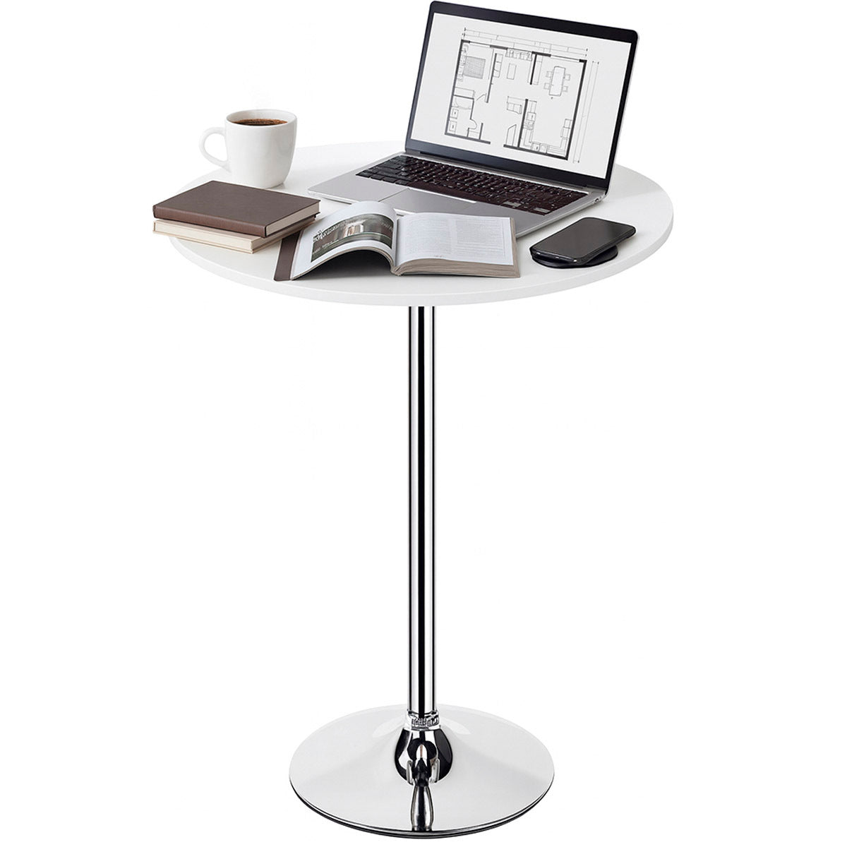 
              Lykke Barbord Comfort Hvid 60x105cm