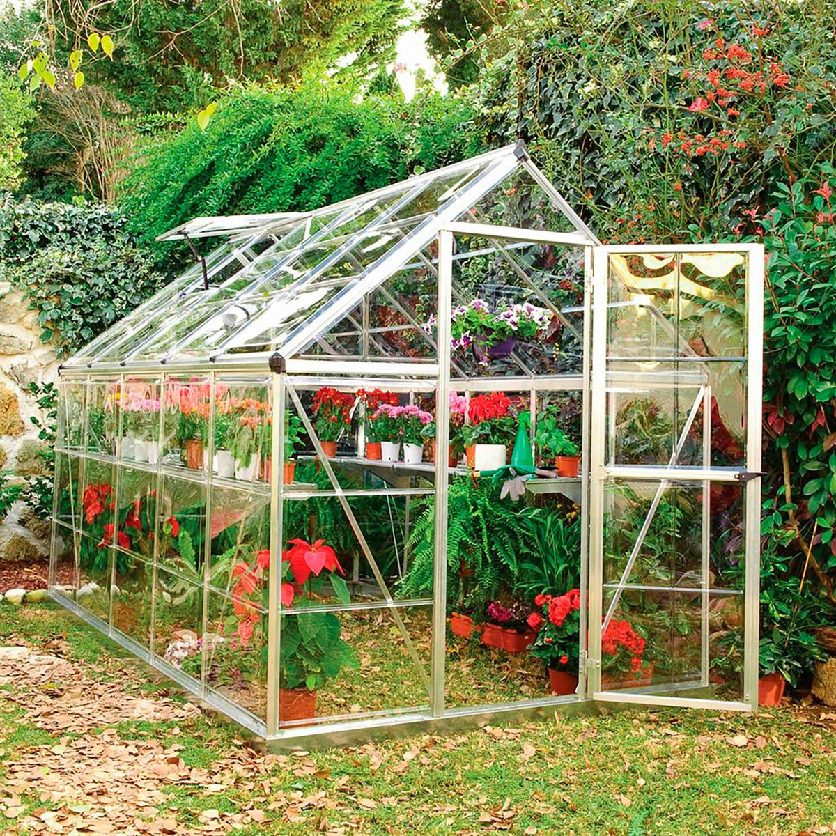 
              Palram-Canopia Invernadero Harmony, 5,7m², 6x10, plata