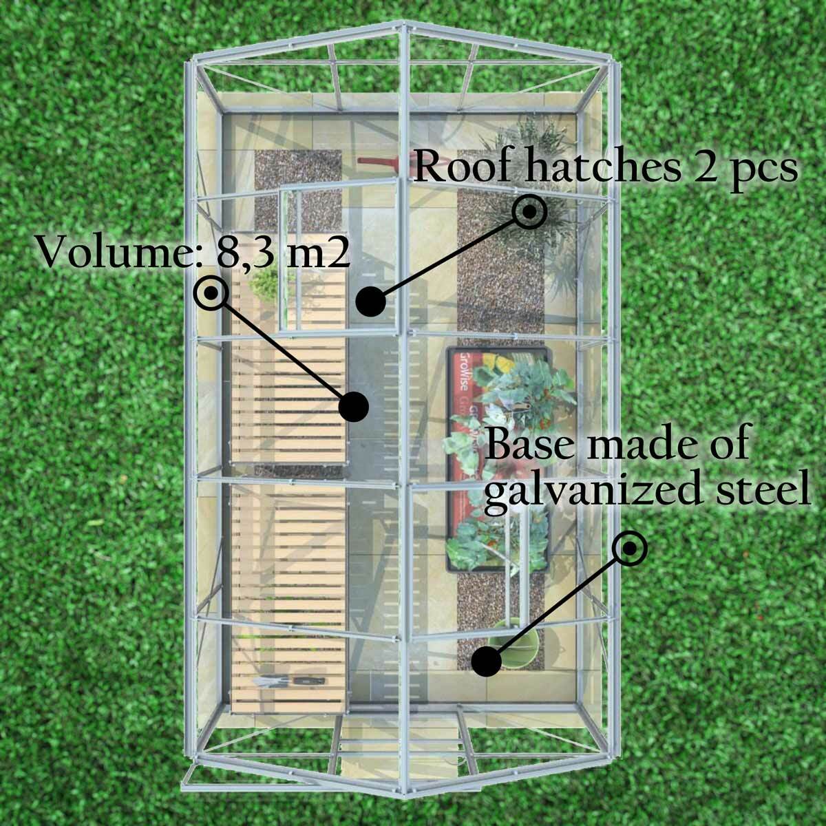 
              Lykke Invernadero plata 8,3 m2