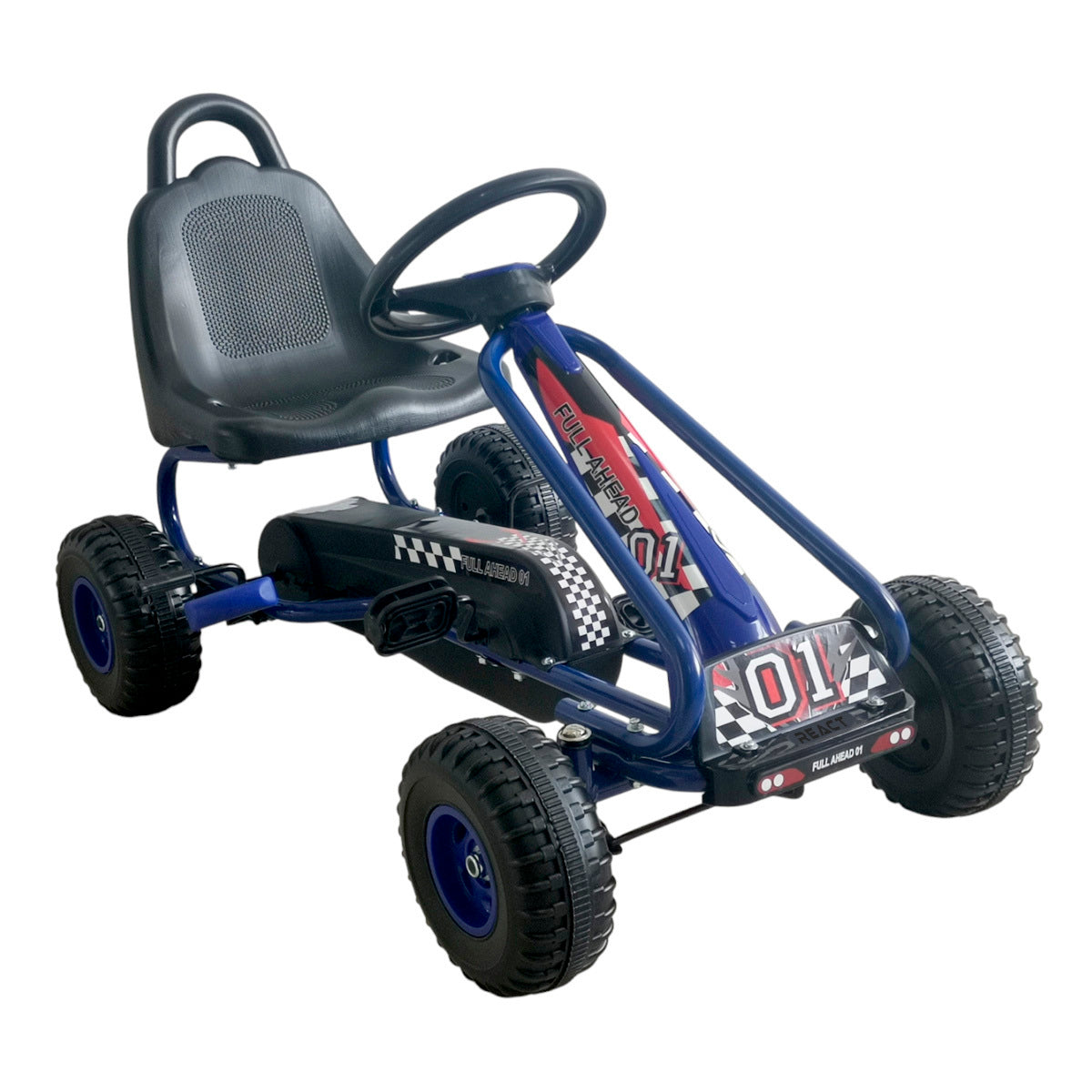 React Kart a Pedales Rally Blue