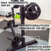 Core Half Rack Kyykkyteline 107x60x150 cm, Musta