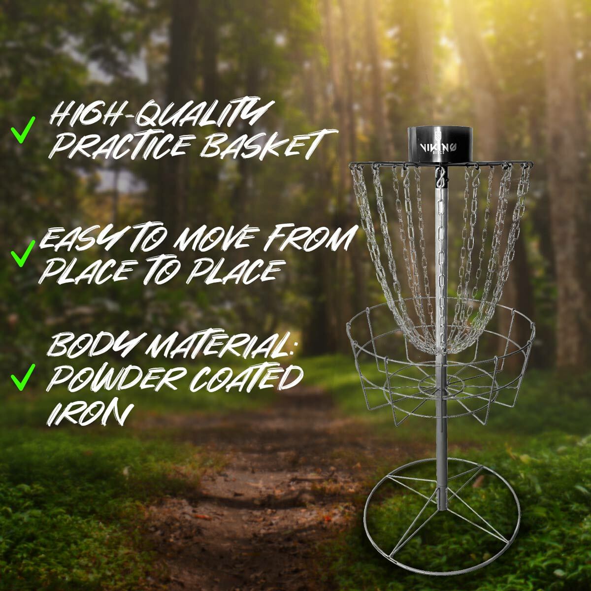 
              Viking Discs Victory Disc Golf Basket