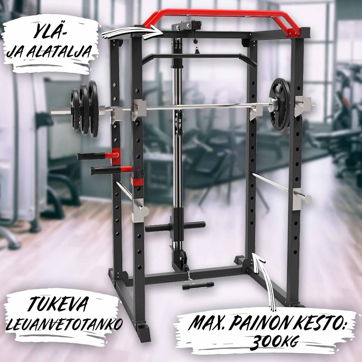 
              Nordcore Power Rack kyykkyhäkki Core 110X140X220 cm