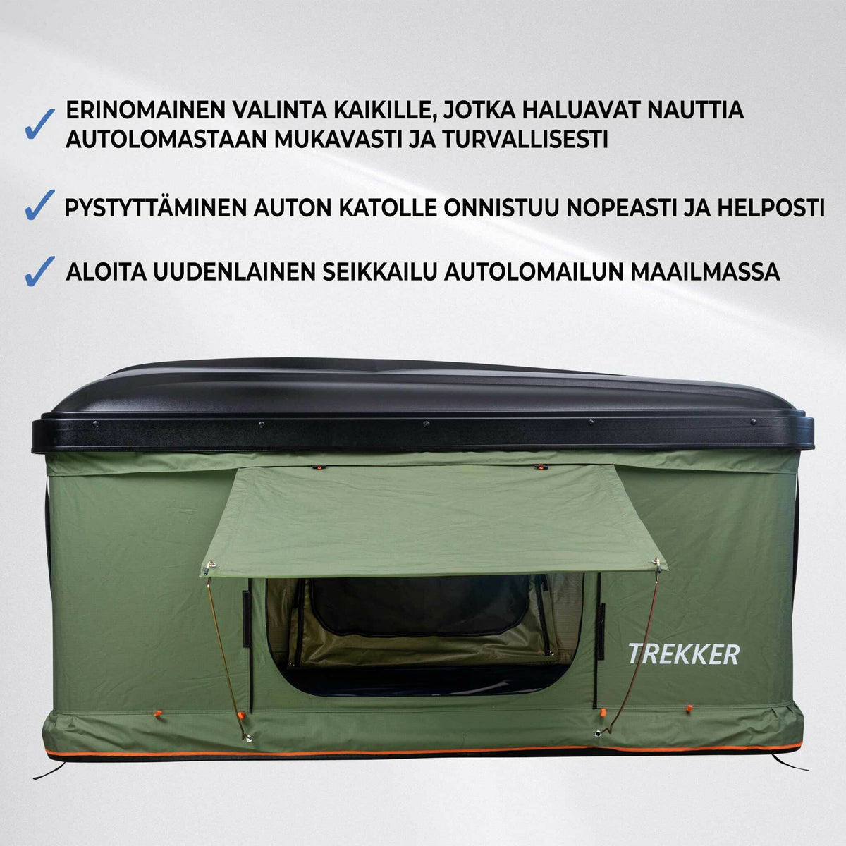 
              Trekker Kattoteltta Hut M, Vihreä