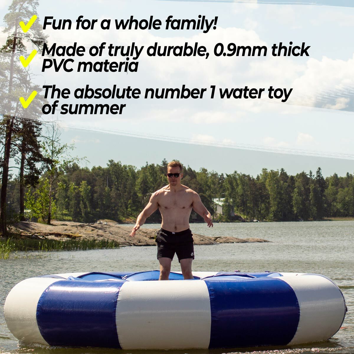 Deep Sea Water Trampoline Deluxe 6m