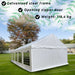 Lykke Carpa para fiestas 5x10m Premium