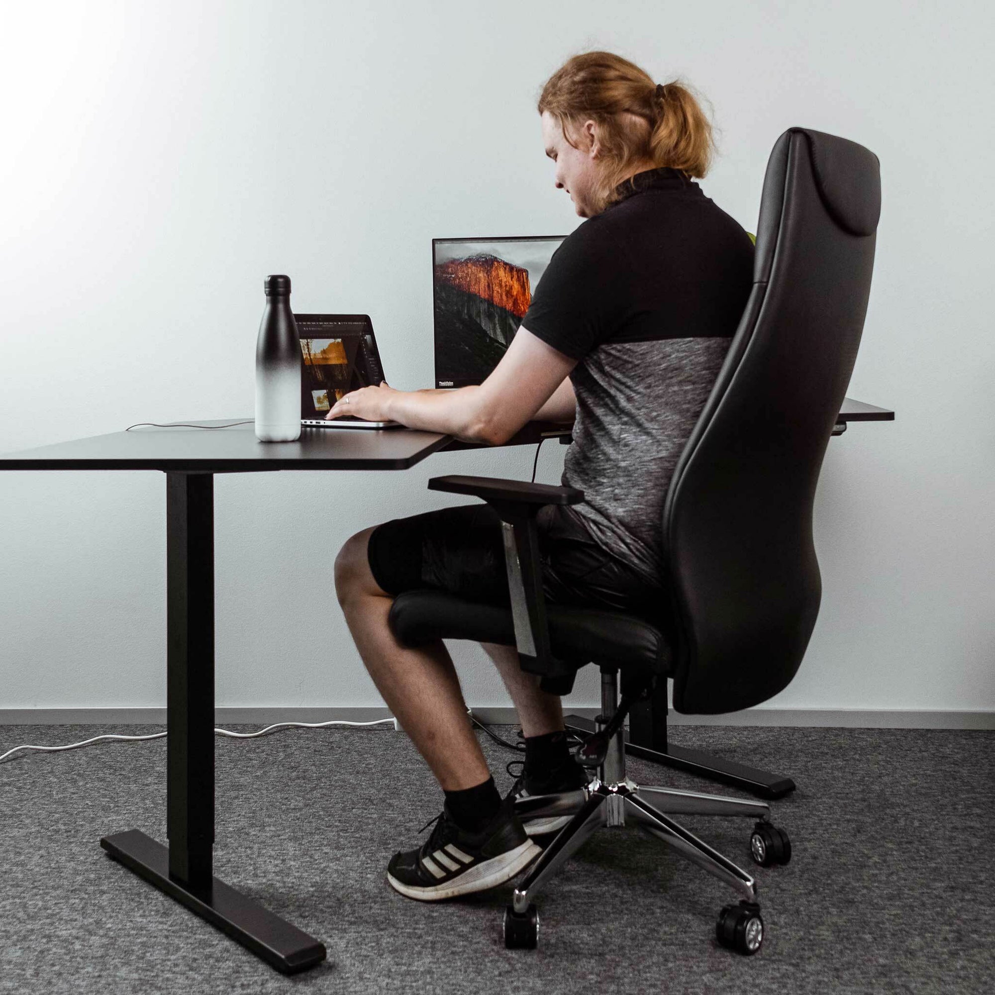 Lykke Chaise de Bureau Boss, Noire