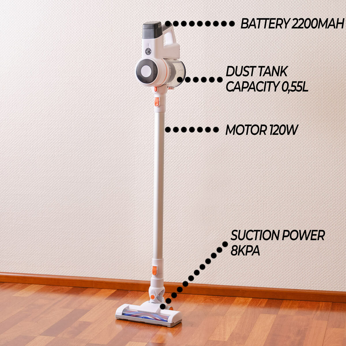 
              Lykke Akku-Staubsauger Pro 1000