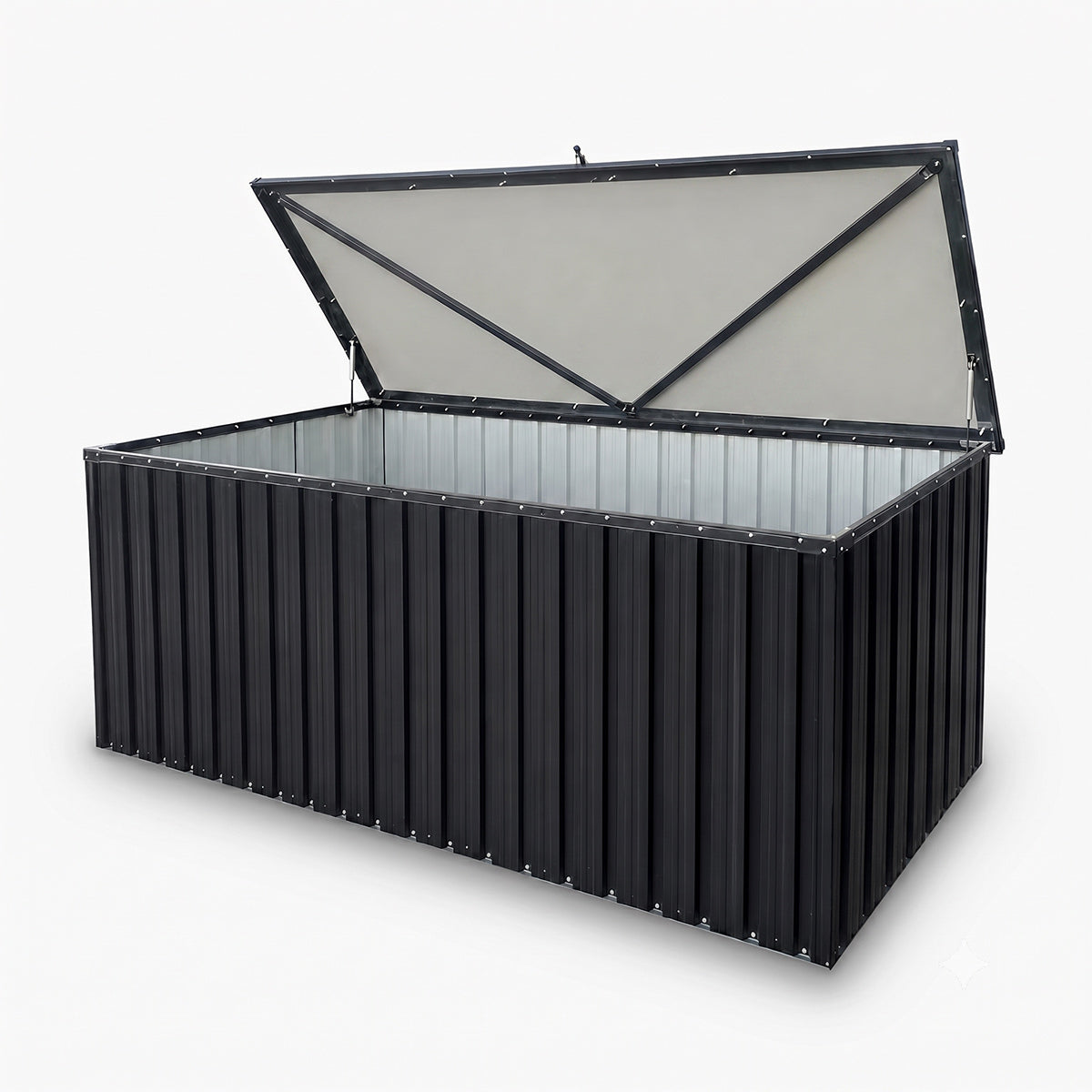 
              Fornorth Säilytyslaatikko ulos 172x78x73cm 814L, musta