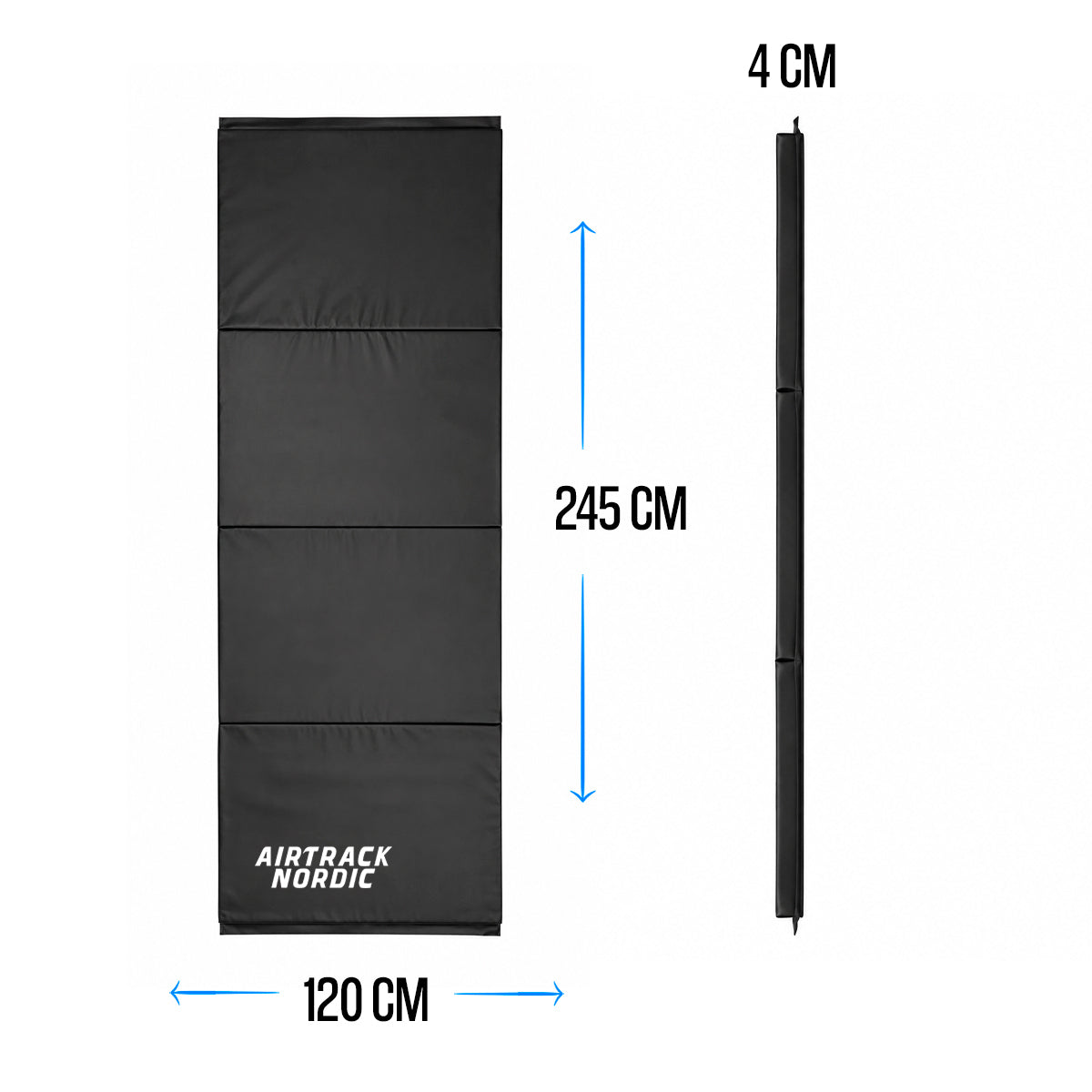 
              AirTrack Nordic Gymnastikmåtte 245x120x4cm